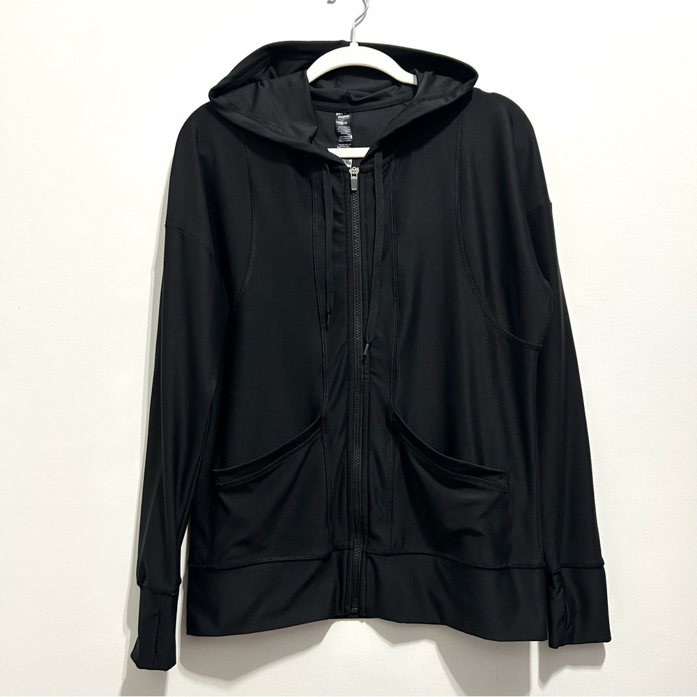 RBX Men’s Black Lightweight Hooded Jacket